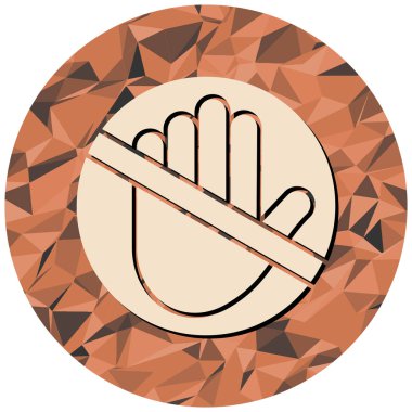 el simgesi vektör illüstrasyonu