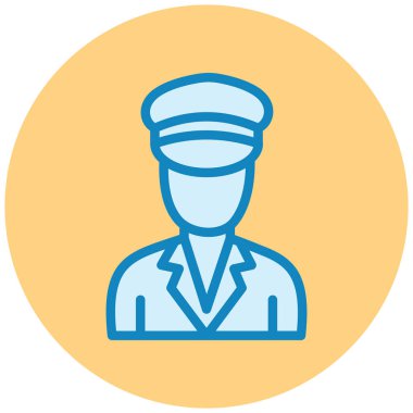 avatar. Web simgesi basit illüstrasyon