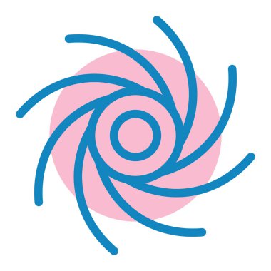 Çiçek. Web simgesi basit illüstrasyon