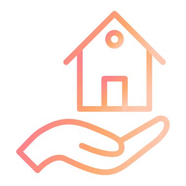 İpotek vektör simgesi işareti