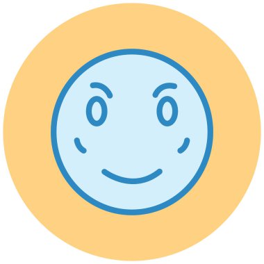 emoji. Web simgesi basit illüstrasyon