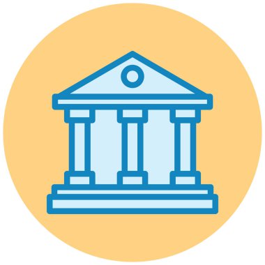 Banka Binası. vektör çizim