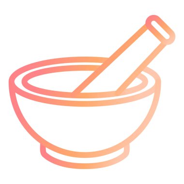 Havan modern ikon vektör illüstrasyonu 