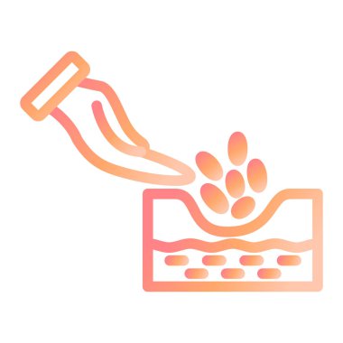 Gıda simgesinin vektör illüstrasyonu