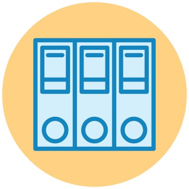 ofis dizinleri ikon vektör illüstrasyonu