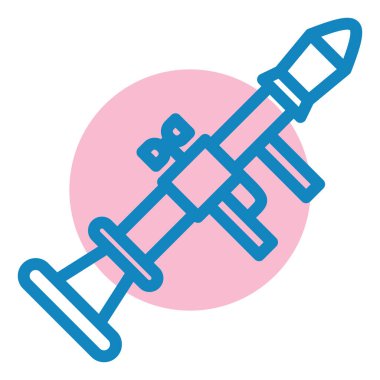 silah ağ simgesi basit illüstrasyon