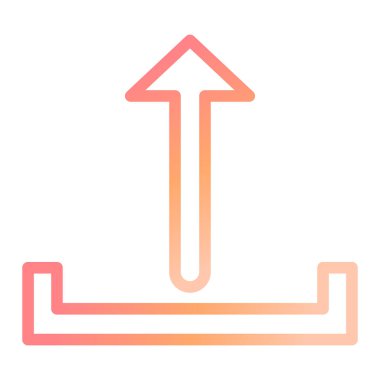 Modern simge vektör illüstrasyonunu yükle 