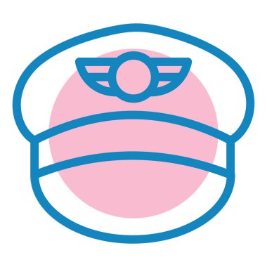 Tıbbi maske simgesinin vektör çizimi