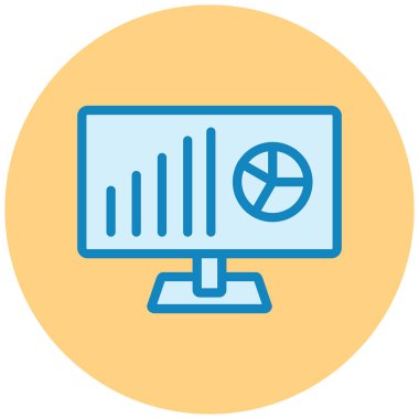 lcd. Web simgesi basit illüstrasyon