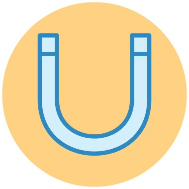 Mıknatıs Web simgesi basit illüstrasyon