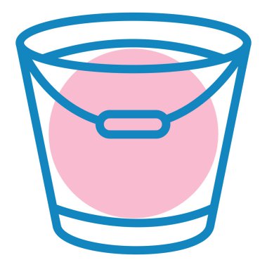 Su. Web simgesi basit illüstrasyon