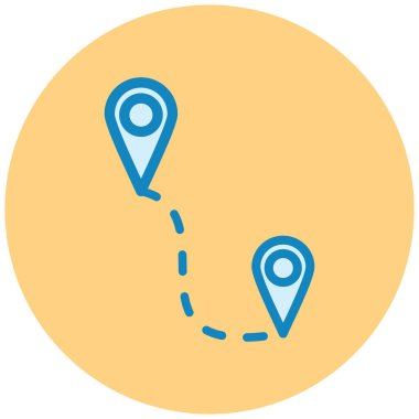 Harita iğnesi. Basit tasarım