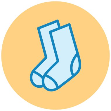 Çorap. Web simgesi basit illüstrasyon