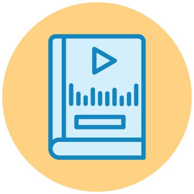 Kitap. Web simgesi basit illüstrasyon