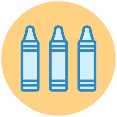 Kalem. Web simgesi basit illüstrasyon