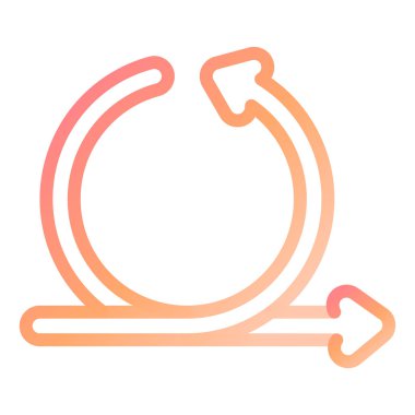 Yenile. Web simgesi basit illüstrasyon