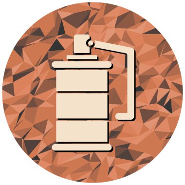 Kahve fincanı ikonu. vektör illüstrasyonu