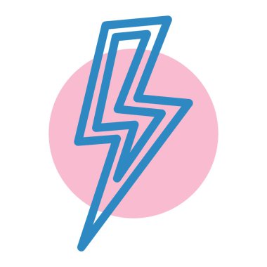 güç hattı vektör simgesi