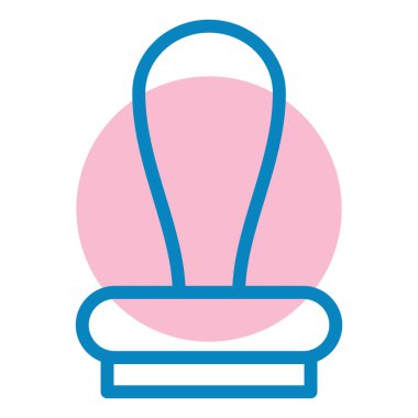 Pul simgesinin vektör illüstrasyonu