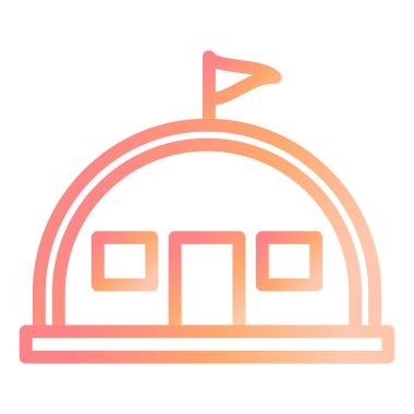 Okul çadırı. Basit tasarım