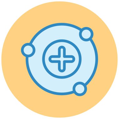 tıbbi ve sağlık vektörü simgesi