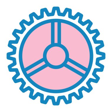 Teçhizat Web simgesi basit illüstrasyon