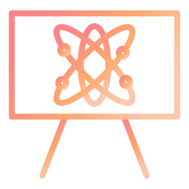 Karatahta modern simge vektör illüstrasyonu 