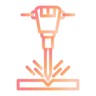 Elektrikli matkap. Basit resimleme