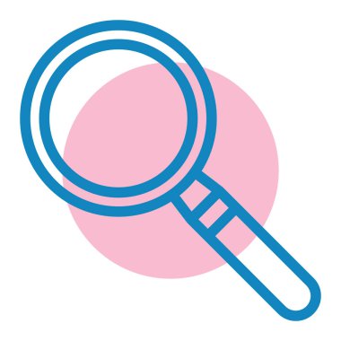 Arama simgesi vektör illüstrasyonu