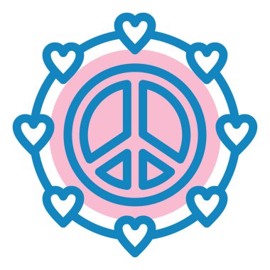 Aşk sembolü vektörü olan kalp.