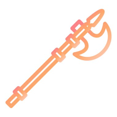 Halberd. Web simgesi basit illüstrasyon