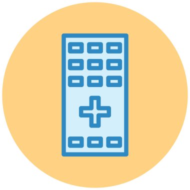 uzak simge, vektör illüstrasyonu basit tasarım