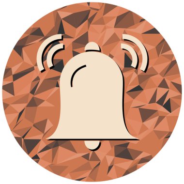 Alarm saat simgesi vektör illüstrasyonu