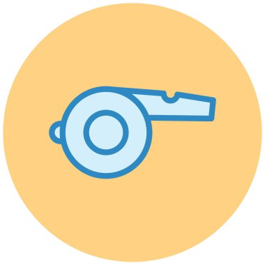 Islık. Web simgesi basit illüstrasyon