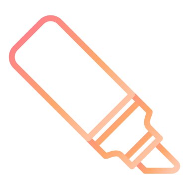 İşaretleyici modern simge vektör çizimi 