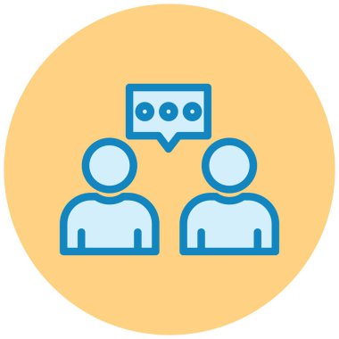 Takım. Web simgesi basit illüstrasyon