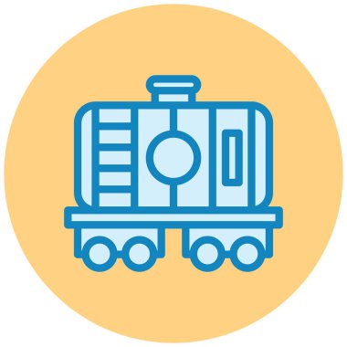 tren. Web simgesi basit illüstrasyon