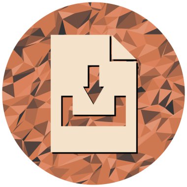 Simge indir, vektör illüstrasyonu