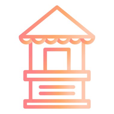 Bilet Kutusu modern simge vektör illüstrasyonu 