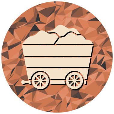 Bir çiftlik arabasının çizimi