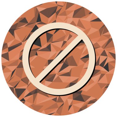 Yol işareti simgesinin vektör illüstrasyonu