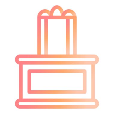 Yargıç Tablosu modern ikon vektör resimlemesi 