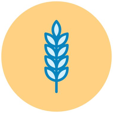 Buğday. Web simgesi basit illüstrasyon