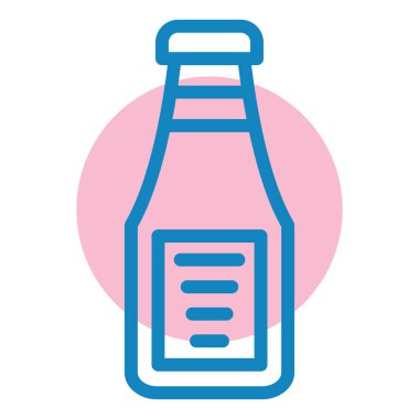 Şişe. Web simgesi basit tasarım