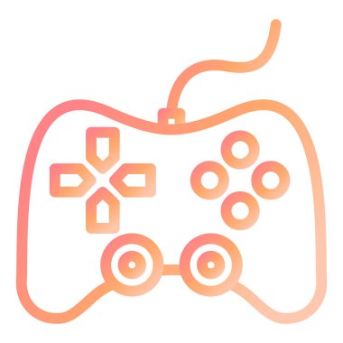 Gamepad modern simge vektör çizimi 