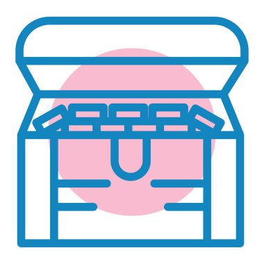 Göğüs. Web simgesi basit illüstrasyon