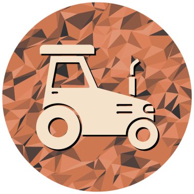 Araba ikonu. vektör illüstrasyonu