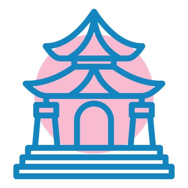 Bina. Web simgesi basit tasarım