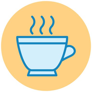 çay fincanı vektör simgesi