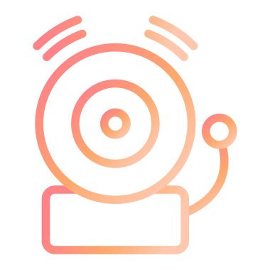 Vızıltı. Web simgesi basit illüstrasyon 